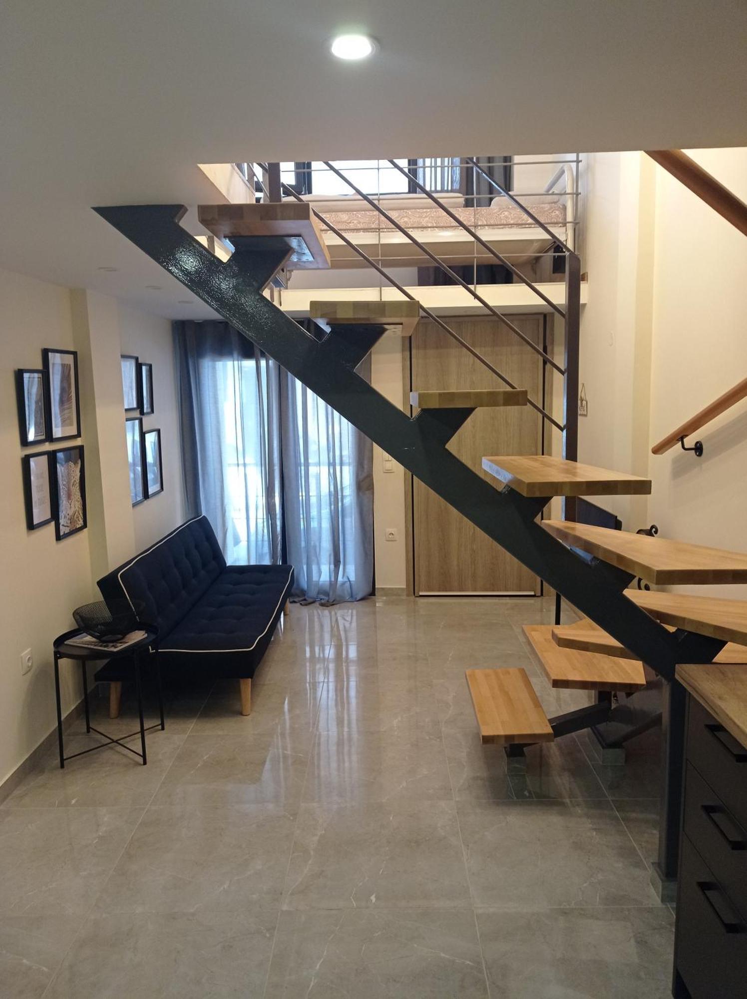 Minimal Two-Floor Apartment سالونيك المظهر الخارجي الصورة